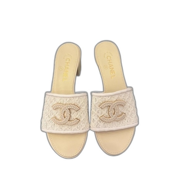 [ Chanel ] 샤넬 CC 뮬 힐