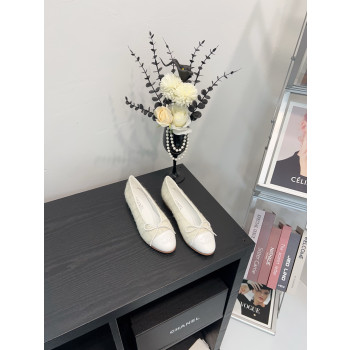 [ 샤넬 ] 트위드 발레리나 플랫