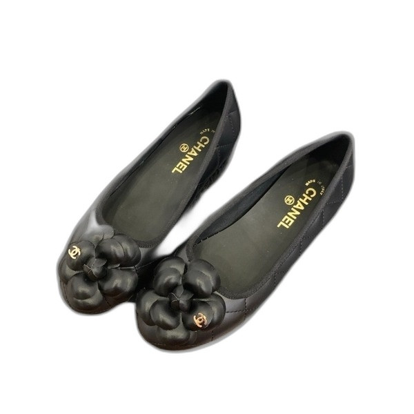 [ Chanel ] 샤넬 까멜리아 플랫 슈즈