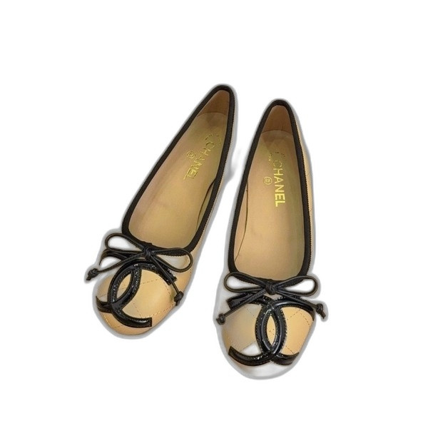 [ Chanel ] 샤넬 깜봉 발레리나 플랫 슈즈