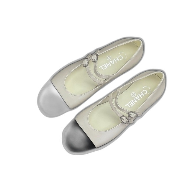 [ 샤넬 ] 더블 스트랩 메리제인 플랫