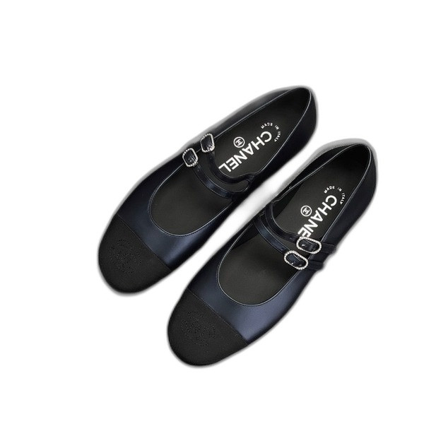 [ 샤넬 ] 더블 스트랩 메리제인 플랫