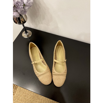 [ Chanel ] 샤넬 라피아 메리제인 플랫