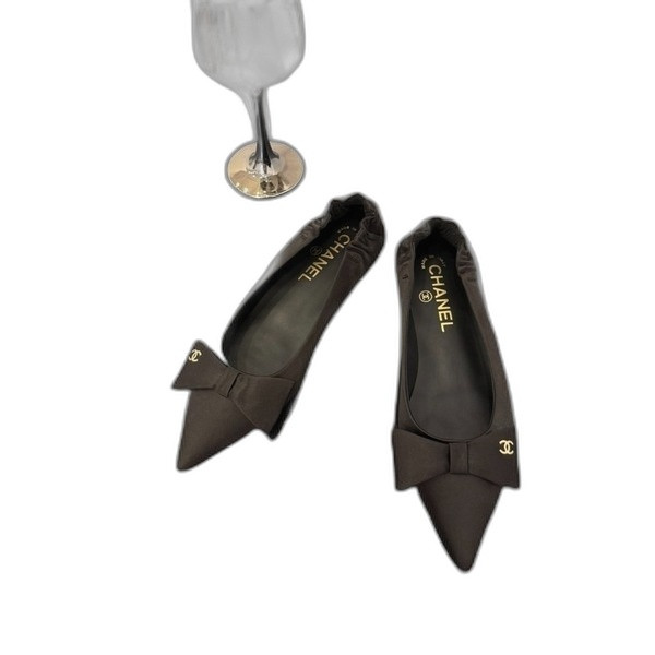 [ Chanel ] 샤넬 리본 스틸레토 플랫
