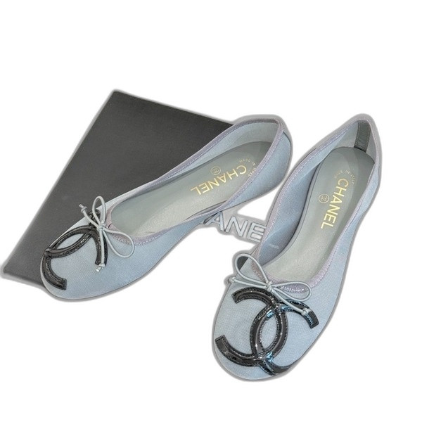 [ Chanel ] 샤넬 CC 메쉬 플랫슈즈