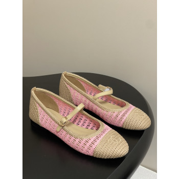 [ Chanel ] 샤넬 라피아 플랫 슈즈