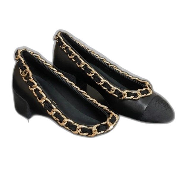 [ Chanel ] 샤넬 체인 메리제인 힐