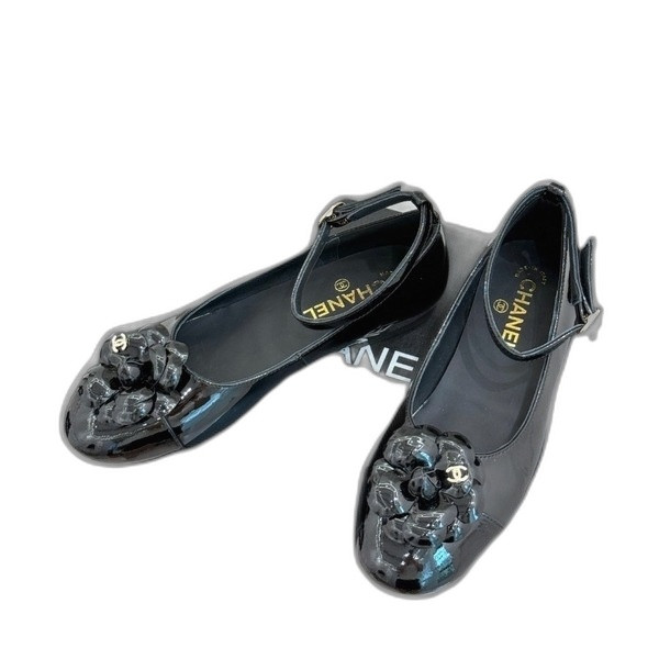 [ Chanel ] 샤넬 까멜리아 스트랩 메리제인