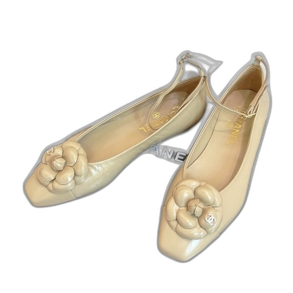 [ Chanel ] 샤넬 까멜리아 스트랩 메리제인