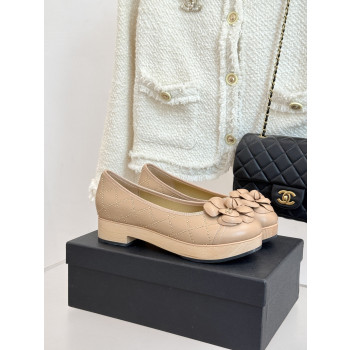 [ Chanel ] 샤넬 까멜리아 통굽 메리제인