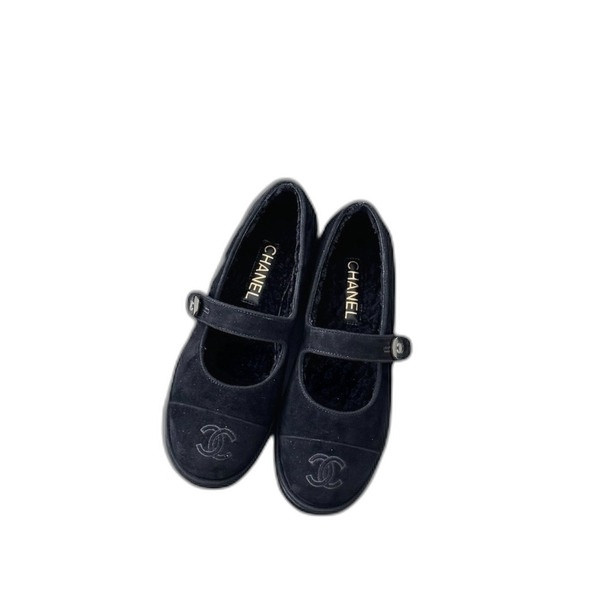 [ Chanel ] 샤넬 양털 메리제인 플랫