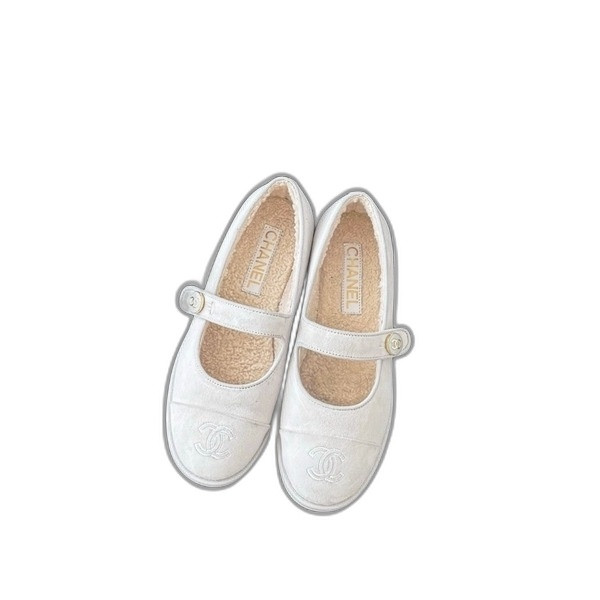 [ Chanel ] 샤넬 양털 메리제인 플랫