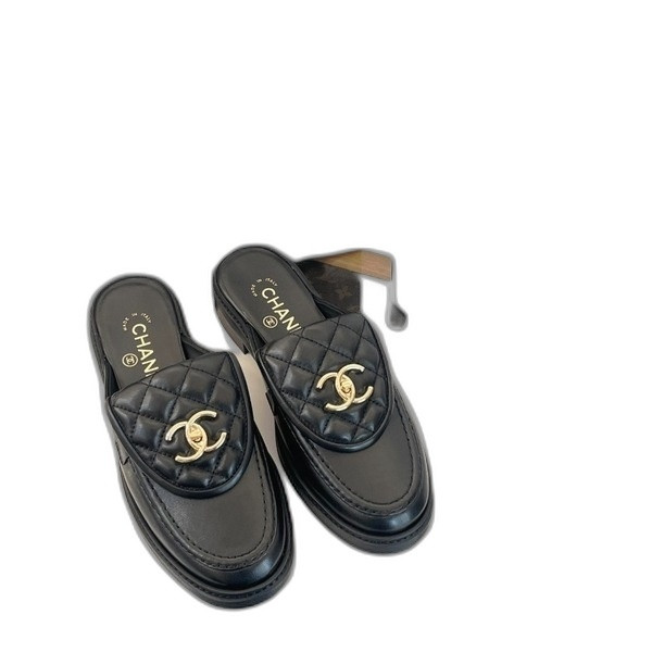 [ 샤넬 ] 뉴 퀼팅 블랙 버클 버클 블로퍼