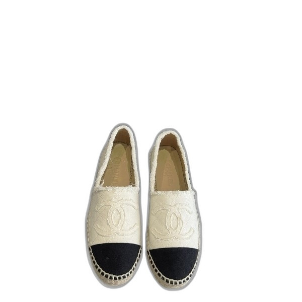 [ 샤넬 ] CC 로고 에스파듀 로퍼