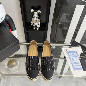 [ 샤넬 ] CC 로고 에스파듀 로퍼