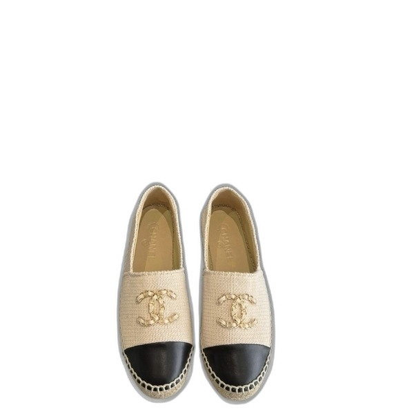 [ 샤넬 ] CC 로고 에스파듀 로퍼