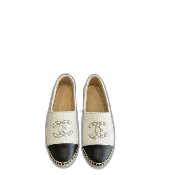 [ 샤넬 ] CC 로고 에스파듀 로퍼