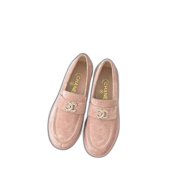 [ Chanel ] 샤넬 CC 스웨이드 모카신