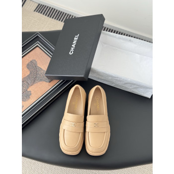 [ Chanel ] 샤넬 퀼팅 플랫폼 모카신