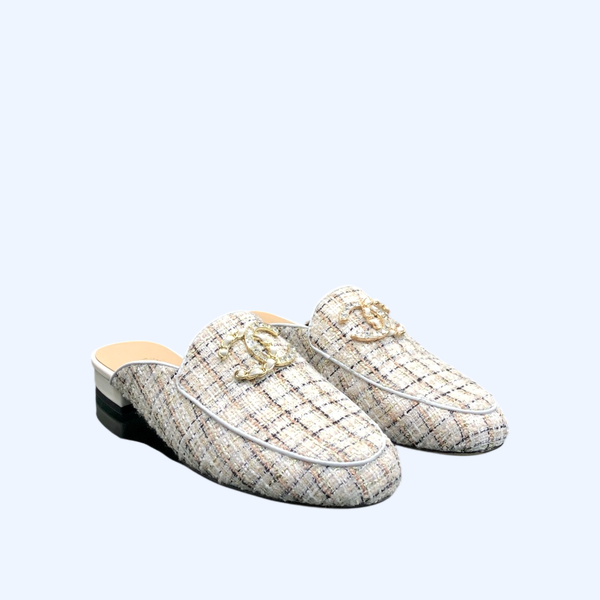 [ 샤넬 ] 2025 CC로고 트위드 블로퍼