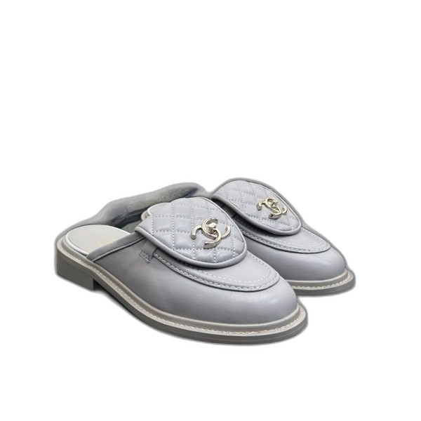 [ 샤넬 ] CC로고 로퍼 뮬