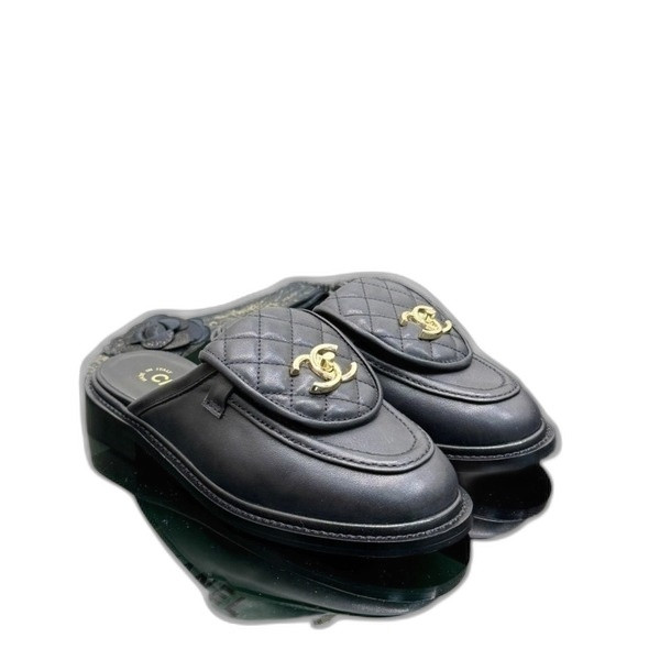 [ 샤넬 ] CC로고 로퍼 뮬