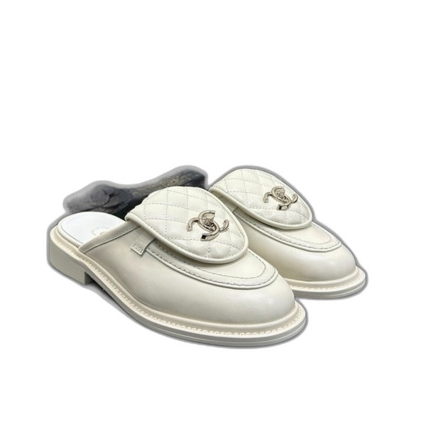 [ 샤넬 ] CC로고 로퍼 뮬