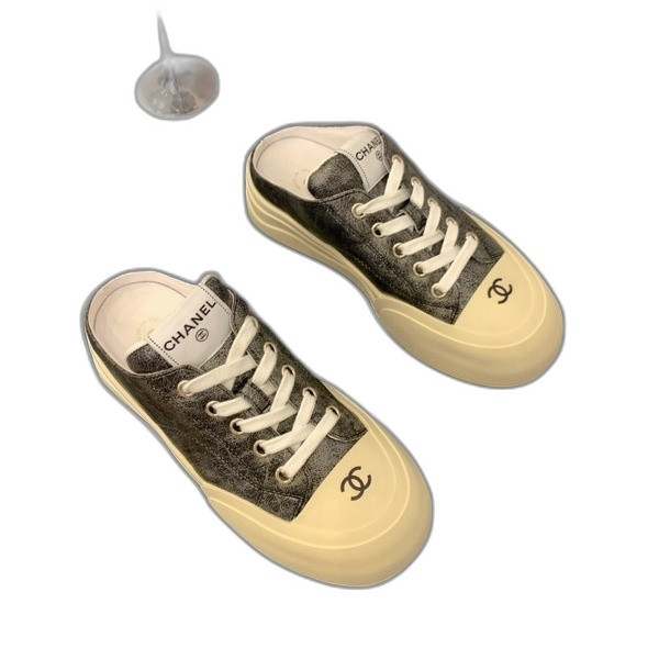 [ Chanel ] 샤넬 플랫폼 스니커즈 뮬