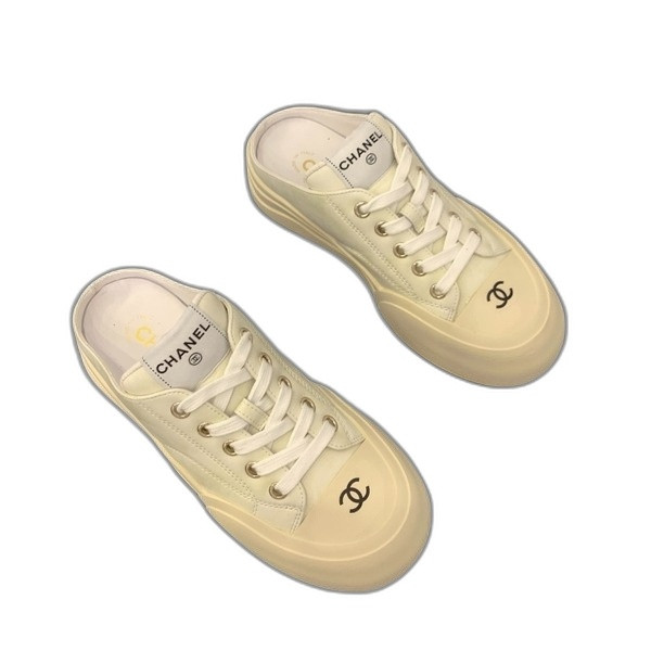 [ Chanel ] 샤넬 플랫폼 스니커즈 뮬