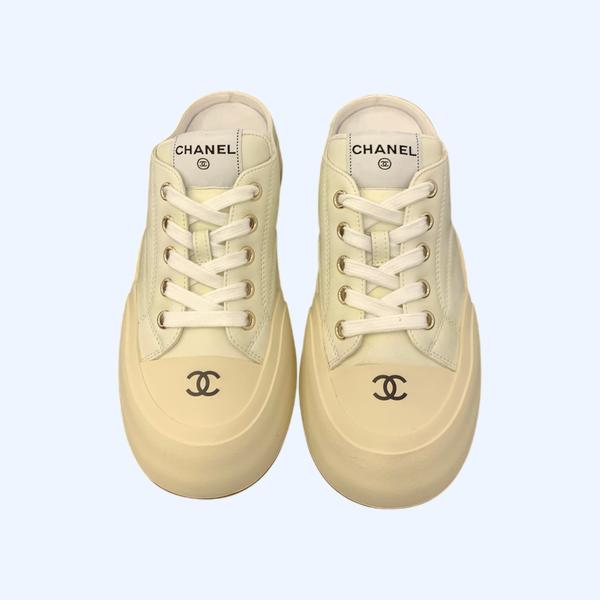 [ Chanel ] 샤넬 플랫폼 스니커즈 뮬