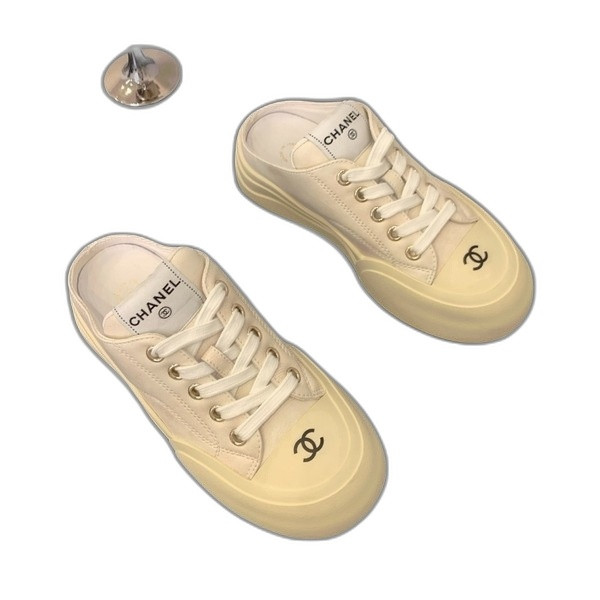 [ Chanel ] 샤넬 플랫폼 스니커즈 뮬