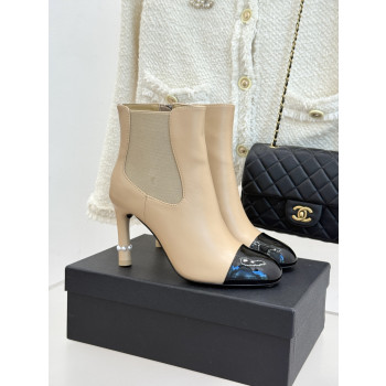 [ Chanel ] 샤넬 진주 앵클 부츠