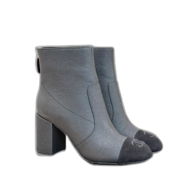 [ Chanel ] 샤넬 통굽 앵클 부츠