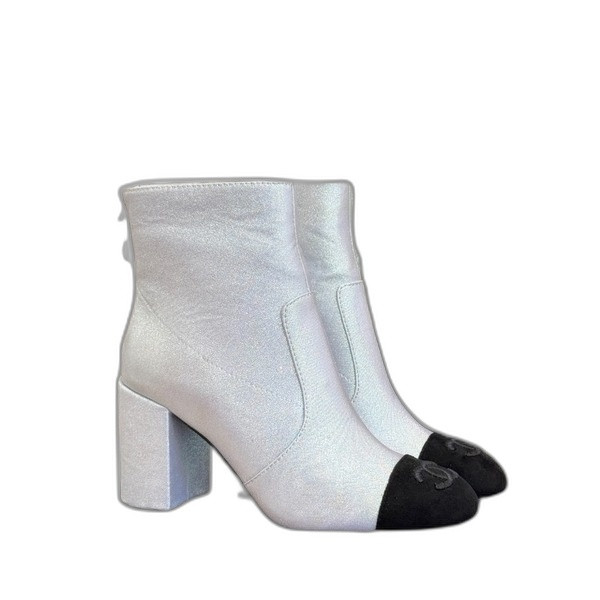 [ Chanel ] 샤넬 통굽 앵클 부츠