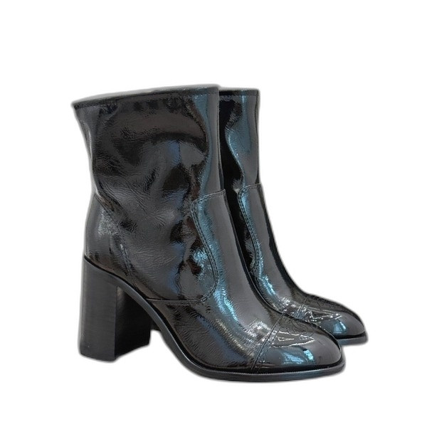 [ Chanel ] 샤넬 배색 통굽 부츠