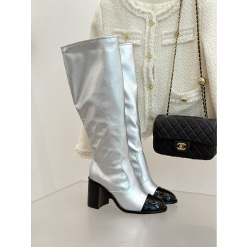[ Chanel ] 샤넬 배색 통굽 부츠
