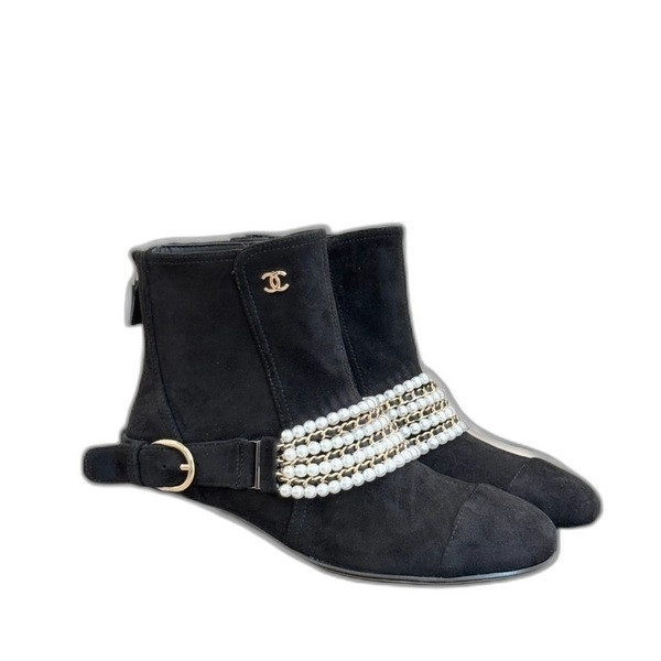[ Chanel ] 샤넬 진주 체인 부츠