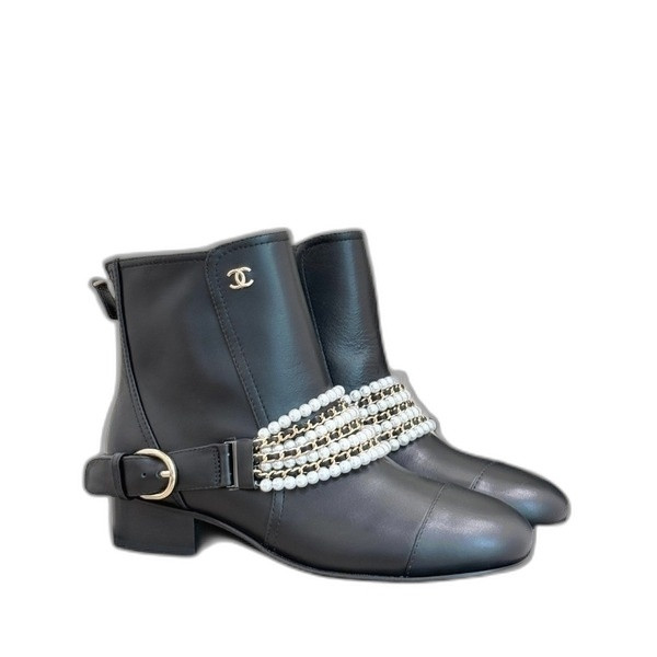 [ Chanel ] 샤넬 진주 체인 부츠