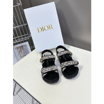 [ 디올 ] 25ss Dioract 벨크로 샌들