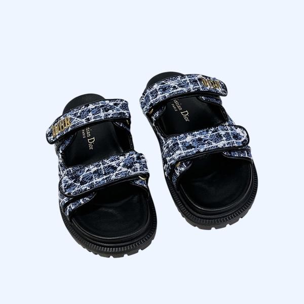 [ 디올 ] 25ss Dioract 벨크로 슬라이드 뮬