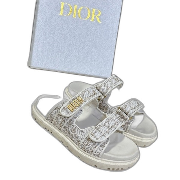 [ 디올 ] 25ss Dioract 벨크로 슬라이드 뮬