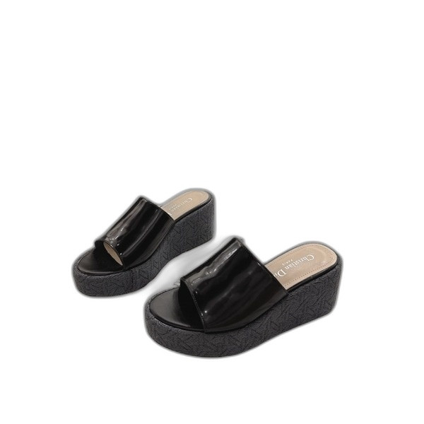 [ Dior ] 디올 Attitude 웨지힐 뮬