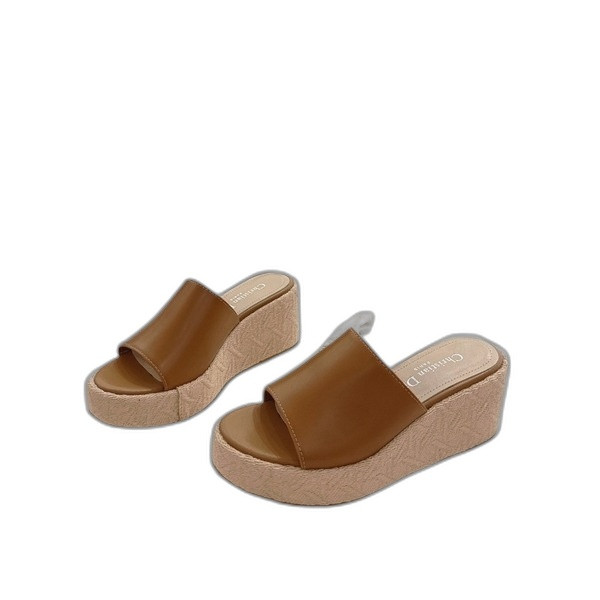 [ Dior ] 디올 Attitude 웨지힐 뮬