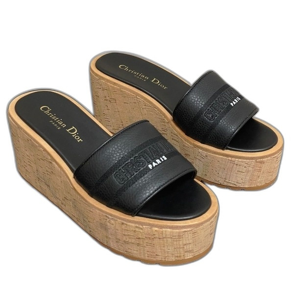 [ Dior ] 디올 D-way 웨지힐 샌들