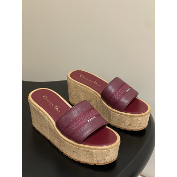 [ Dior ] 디올 D-way 웨지힐 샌들