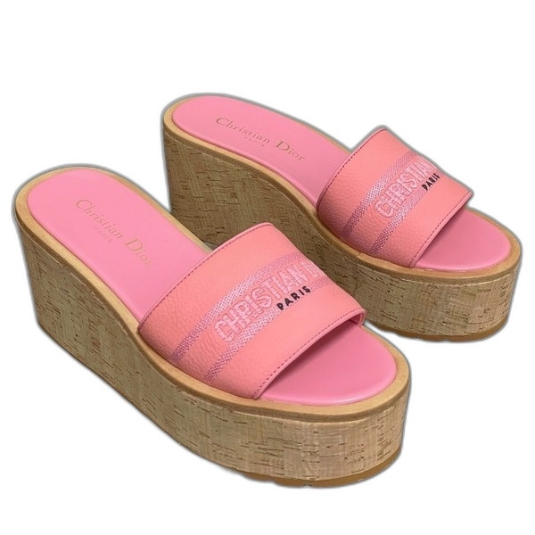 [ Dior ] 디올 D-way 웨지힐 샌들