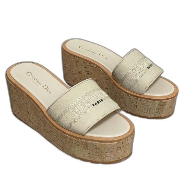 [ Dior ] 디올 D-way 웨지힐 샌들