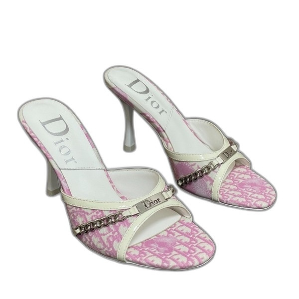 [ Dior ] 디올 체인 뮬 힐