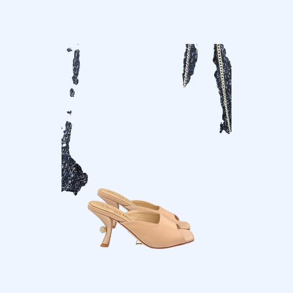 [ Dior ] 디올 Tribales 힐 슬라이드