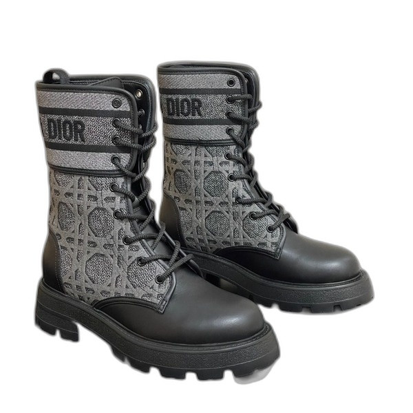 [ Dior ] 디올 트위드 워커 부츠